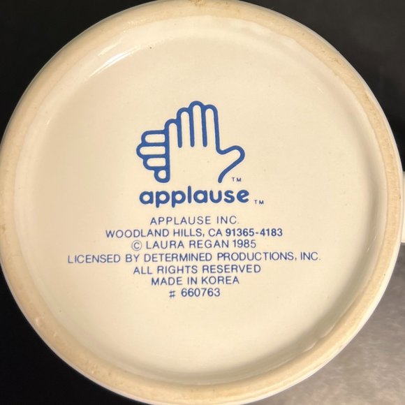 Pair of Vintage Tigers in Rainforest Mugs  ~ Art by Laura Regan / Applause 1985 - Picture 8 of 8